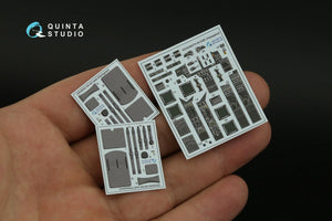 Intérieur imprimé en 3D et coloré sur papier décalcomanie Quinta Studio QD48375 AH-64E (Hasegawa) 1/48 – image 4