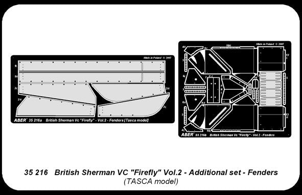 Aber 35216 Sherman Vc Firefly britannique - vol. 2 - jeu supplémentaire - ailes (1/35) – immagine 4