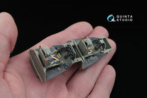 Intérieur imprimé en 3D et coloré sur papier décalcomanie Quinta Studio QD48033 F-16I (pour kit Kinetic) 1/48 – Bild 5