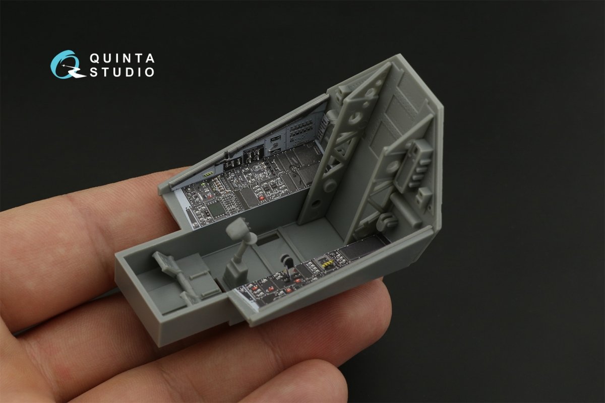 Intérieur imprimé en 3D et coloré sur papier décalcomanie Quinta Studio QD32118 F-117A (Trumpeter) 1/32 – image 5