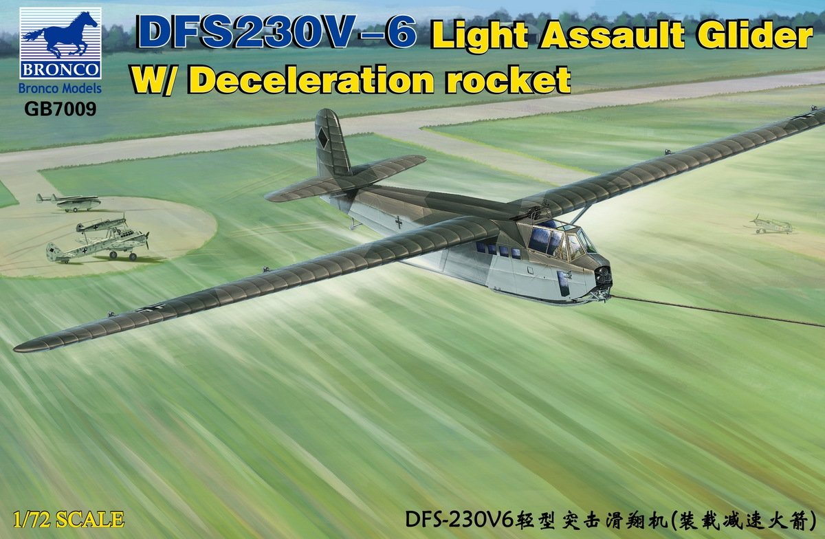 Planeur d'assaut léger Bronco GB7009 avec roquette de décélération 1/72