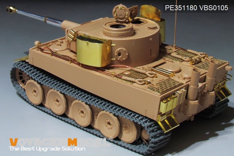 Maquette Voyager PE351180 Char Tiger I allemand de la Seconde Guerre mondiale, production initiale (pour RFM 5075) 1/35 – image 13
