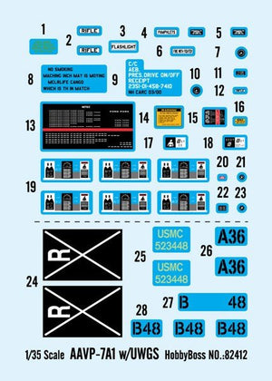 Hobby Boss 82412 AAVP-7A1 avec UWGS (1/35) – image 3