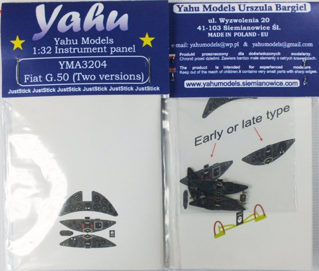 Yahu YMA3204 Fiat G.50 (Special Hobby) 1/32
