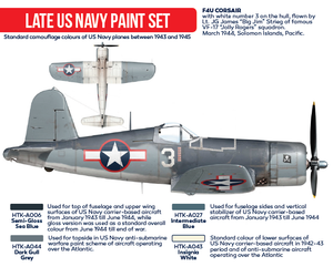 Coffret de peinture Hataka HTK-AS05 Late US Navy, 4 x 17 ml – image 2
