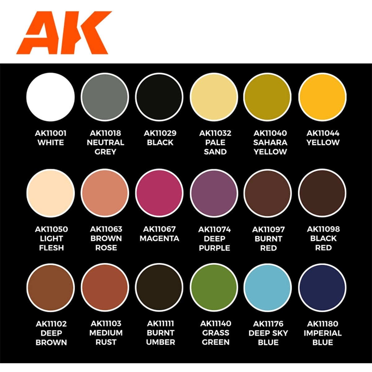 AK Interactive AK11765 SIGNATURE SET – KEIGO MURAKAMI PERSONAL MIXES – KIT DE PEINTURE FIGURINES ANIME 18x17 ml – image 3
