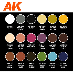 AK Interactive AK11765 SIGNATURE SET – KEIGO MURAKAMI PERSONAL MIXES – KIT DE PEINTURE FIGURINES ANIME 18x17 ml – image 3