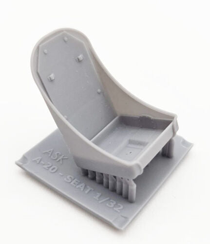 Art Scale Kit A32011 A-20J/K Havoc - Pilot Seat, 3D Print, without Seat Belts 1/32