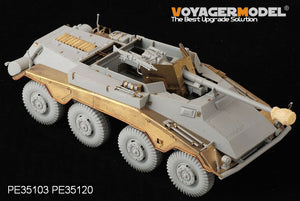 Boîte de rangement Voyager modèle PE35120 pour Sd.Kfz 234 8 Road version tardive (pour la série DRAGON Sd.Kfz.234) 1/35 – image 2