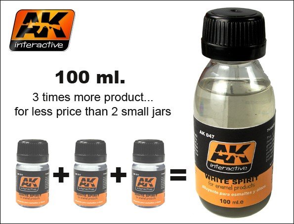 AK Interactive AK047 Esprit Blanc 100 Ml