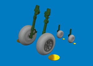 Roues Eduard 6481058 P-40E à bande de roulement croisée Eduard 1/48 – image 2