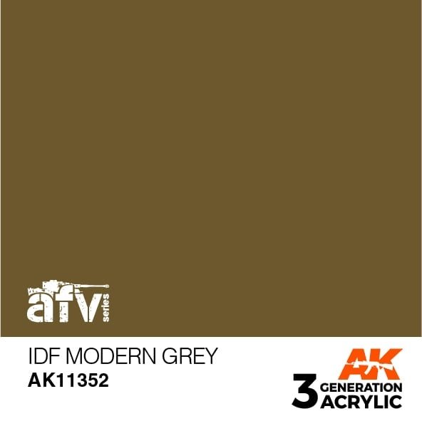 AK Interactive AK11352 IDF Gris Moderne 17 ml