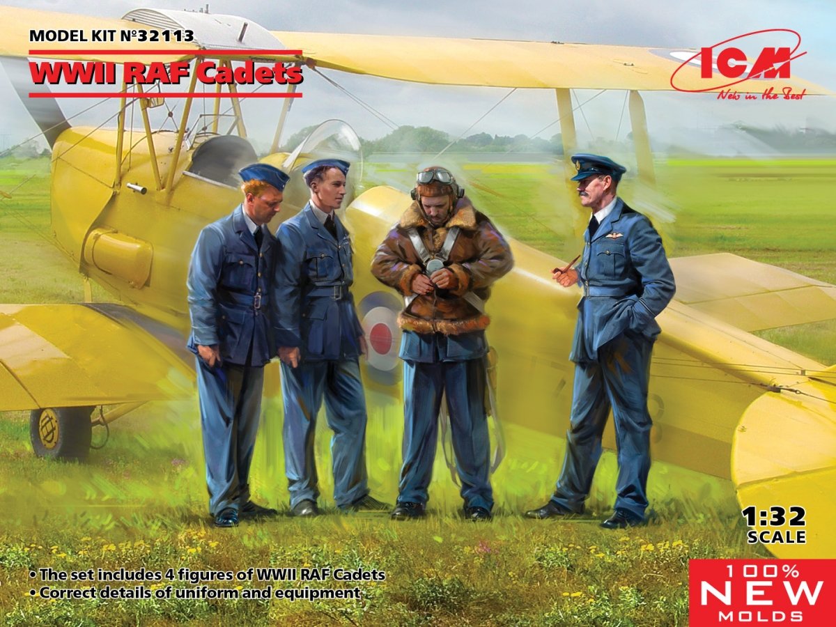ICM 32113 Cadets de la RAF de la Seconde Guerre mondiale 1/32