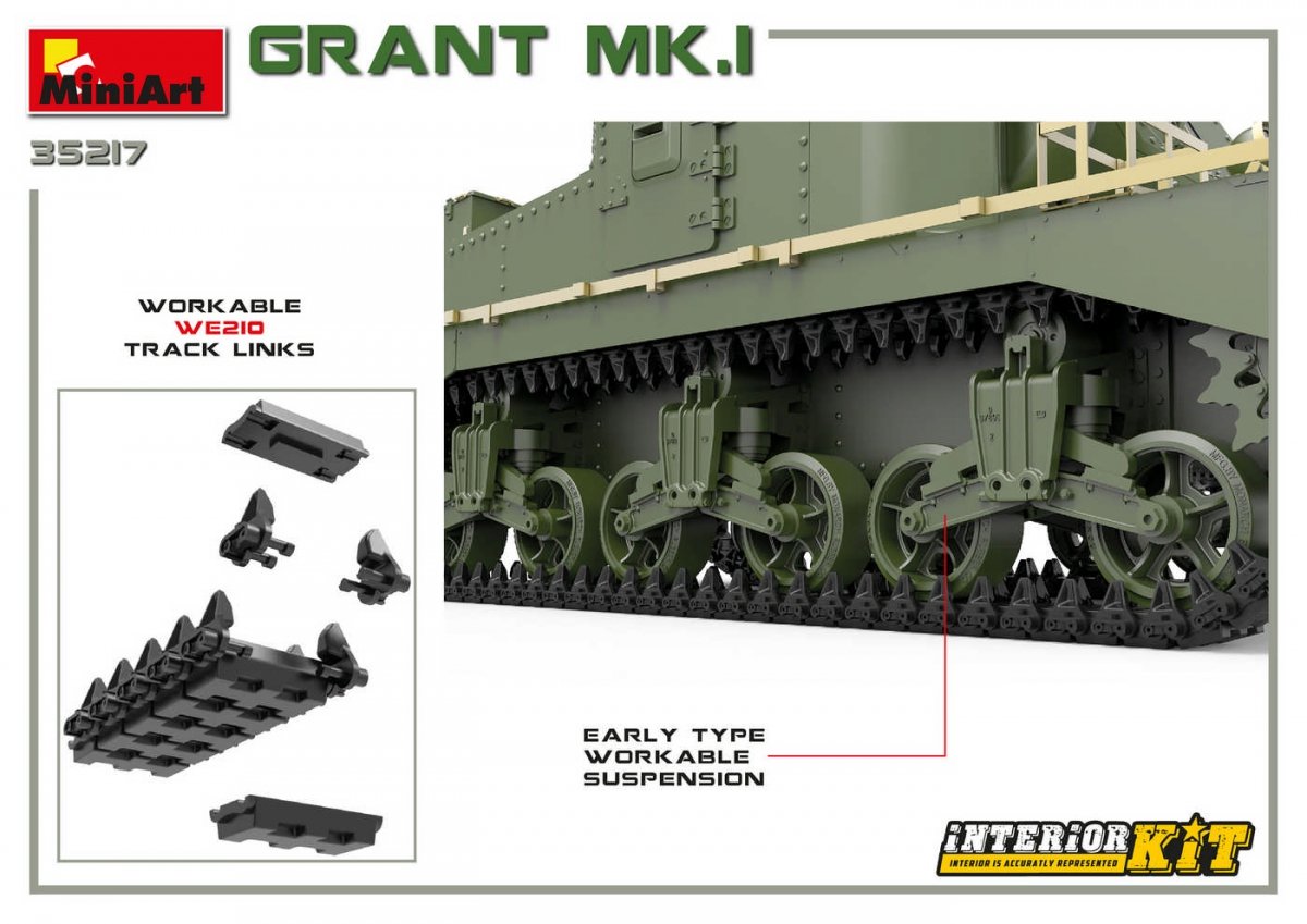 MiniArt 35217 Grant Mk.I avec intérieur 1/35 – image 4
