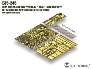 ET Model E35-245 IDF Nagmachon APC « Doghouse » Version tardive pour Tigermodel 4616 1/35