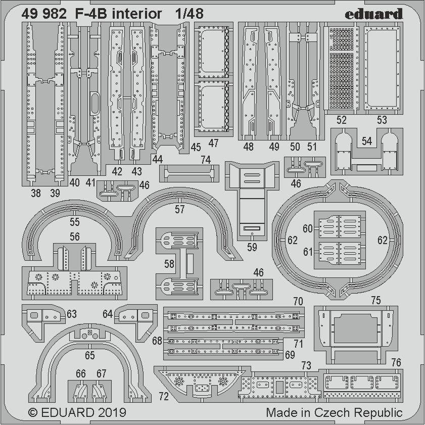 Intérieur du F-4B Eduard 49982 au 1/48 ACADEMY – image 2