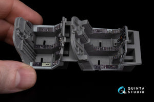 Intérieur imprimé en 3D et coloré sur papier décalcomanie (Kinetic) Quinta Studio QD48270 EA-6B Prowler (ICAP II) 1/48 – Bild 15