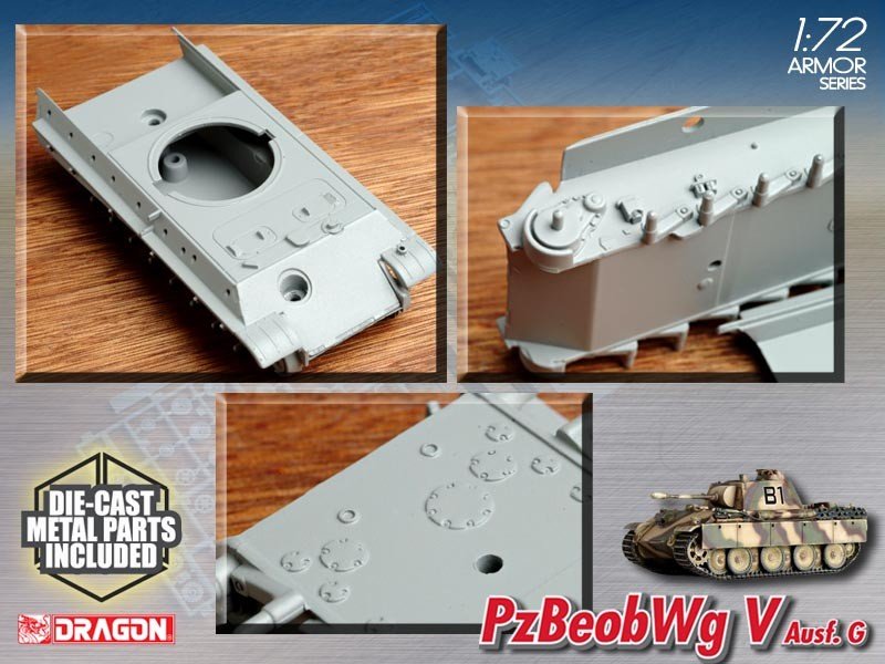 Dragon 7230 PzBeobWg.V Ausf.G 1/72 – immagine 4