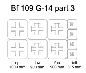 Omask 24029 Bf 109 G-14 partie 3 1/48
