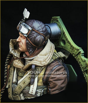 Young Miniatures YM1868 Pilote de Spitfire Mk.l de la RAF, Seconde Guerre mondiale, échelle 1/10  – immagine 4