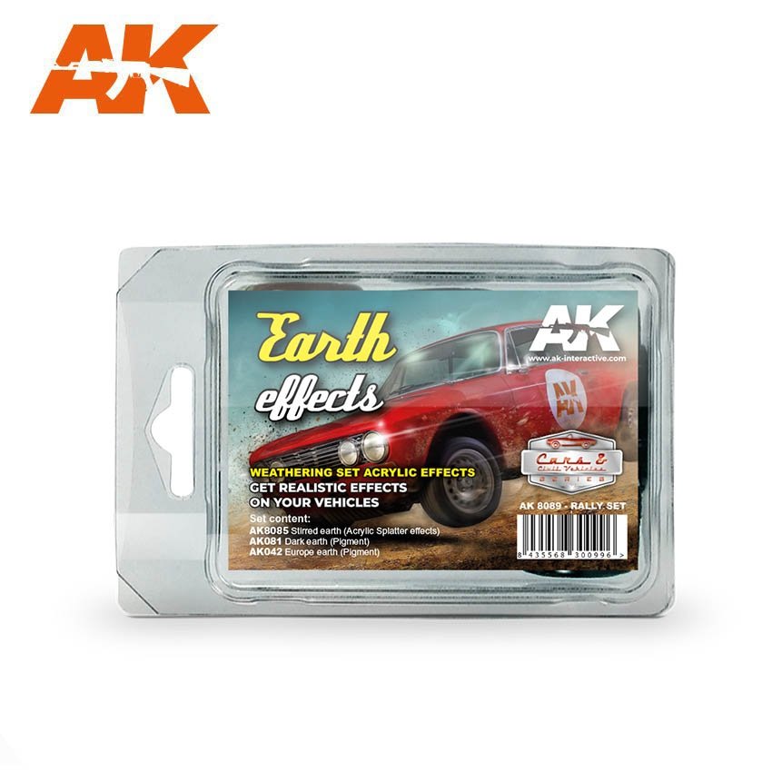 AK Interactive AK8089 EFFETS TERRESTRES (ENSEMBLE RALLYE)