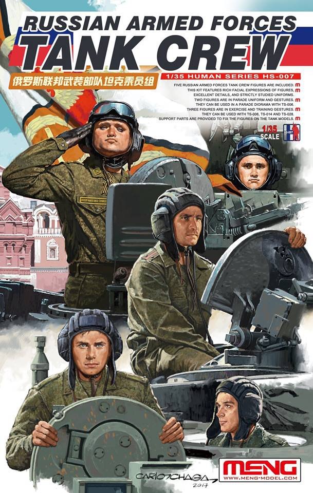 Maquette Meng HS-007 Équipage de char russe 1/35