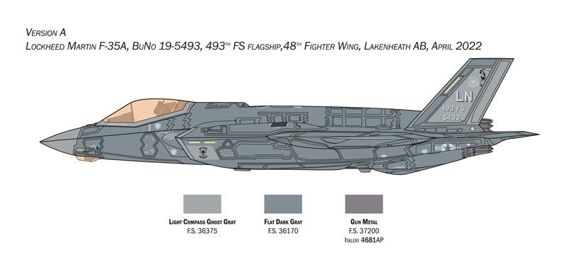 Italeri 1464 F-35A LIGHTNING II CTOL version (Beast Mode) 1/72 – zdjęcie 3
