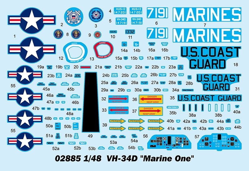 Trumpeter 02885 VH-34D « Marine One » 1/48 – immagine 4