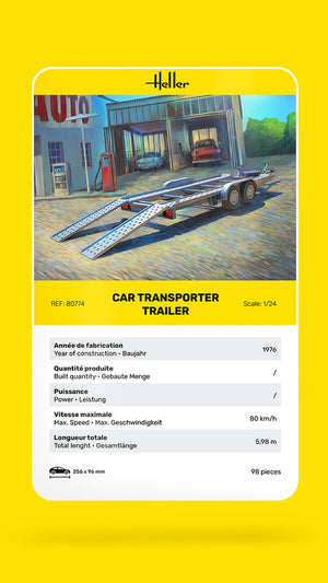 Heller 80774 Remorque de transport de voitures 1/24  – imagen 6