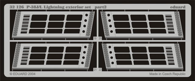 Eduard 32126 P-38J/ L extérieur 1/32 TRUMPETER – immagine 2
