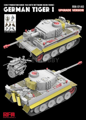 Maquette Rye Field Model 5140 Tiger I, version améliorée Wittmann Kursk 1943 (première production) à l&amp;#39;échelle 1/35 – immagine 5