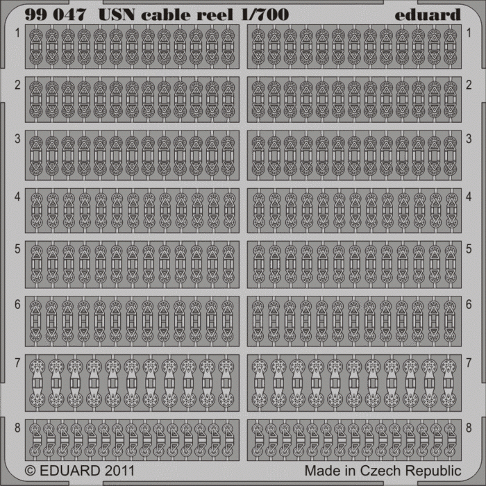 Bobine de câble Eduard 99047 USN 1/700 