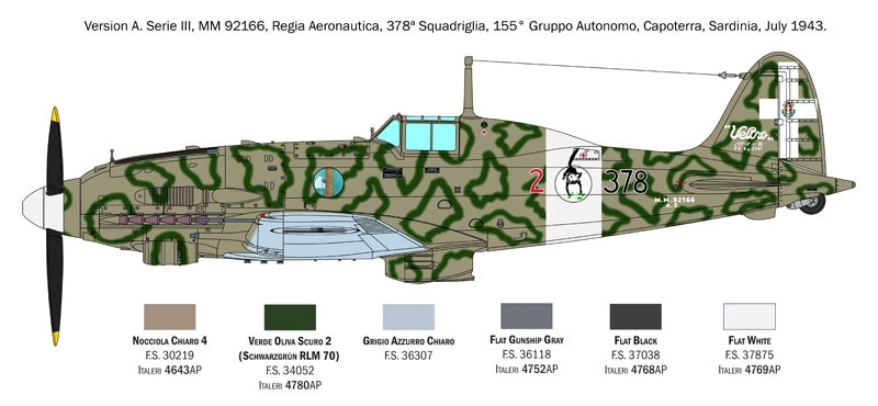 Italeri 2519 Macchi C.205 Veltro 1/32 – image 11
