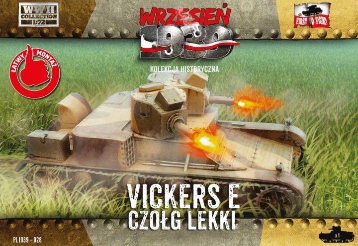 Premier char léger Vickers E PL028 à combattre (1/72) – immagine 2