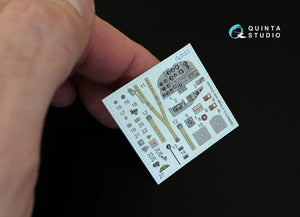 Intérieur monoplace imprimé en 3D et coloré pour maquette Quinta Studio QD48072 Il-2 (pour kit) 1/48 – image 2