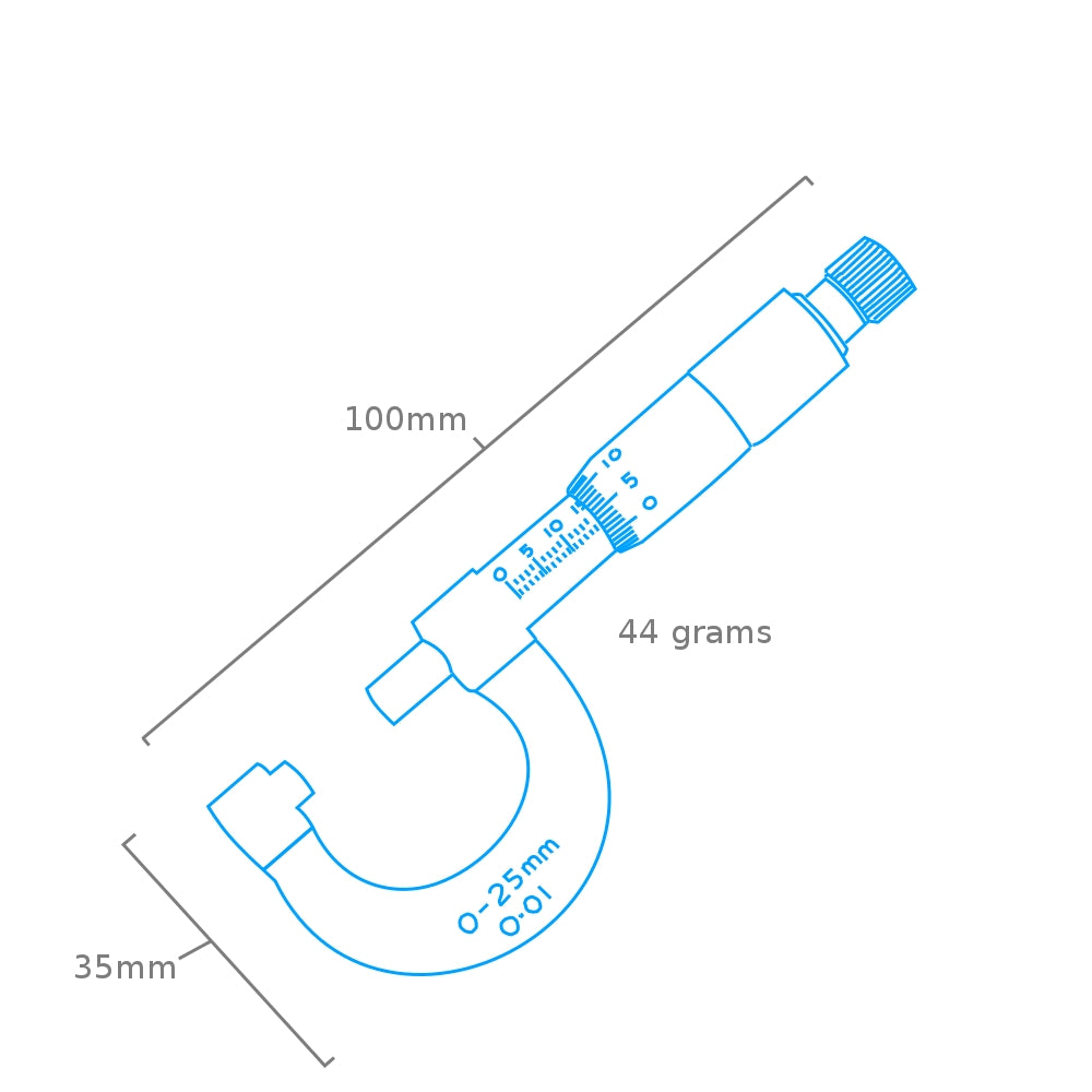 Micromètre Modelcraft PGA5024 (0 - 25 mm) – immagine 2