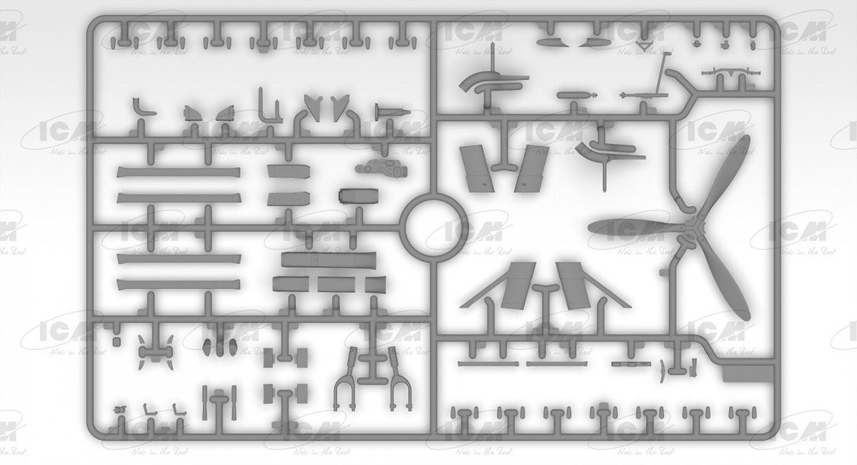 ICM 32021 CR. 42 LW, Avion d&amp;#39;attaque au sol de la Luftwaffe allemande de la Seconde Guerre mondiale, échelle 1/32 – Bild 5