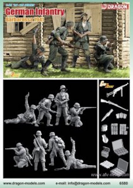 Dragon 6580 Infanterie allemande Barbarossa 1941 (1/35) – image 2