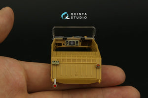 Intérieur imprimé en 3D et coloré sur papier décalcomanie Quinta Studio QD35055 Kubelwagen type 82 (Italeri) 1/35 – immagine 4