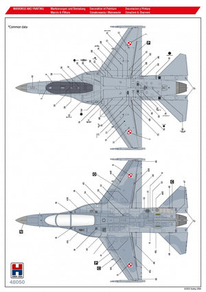 Hobby 2000 48050 FA-50GF Armée de l&amp;#39;air polonaise (Académie + CARTOGRAPHIE + MASQUES) 1/48  – imagen 4