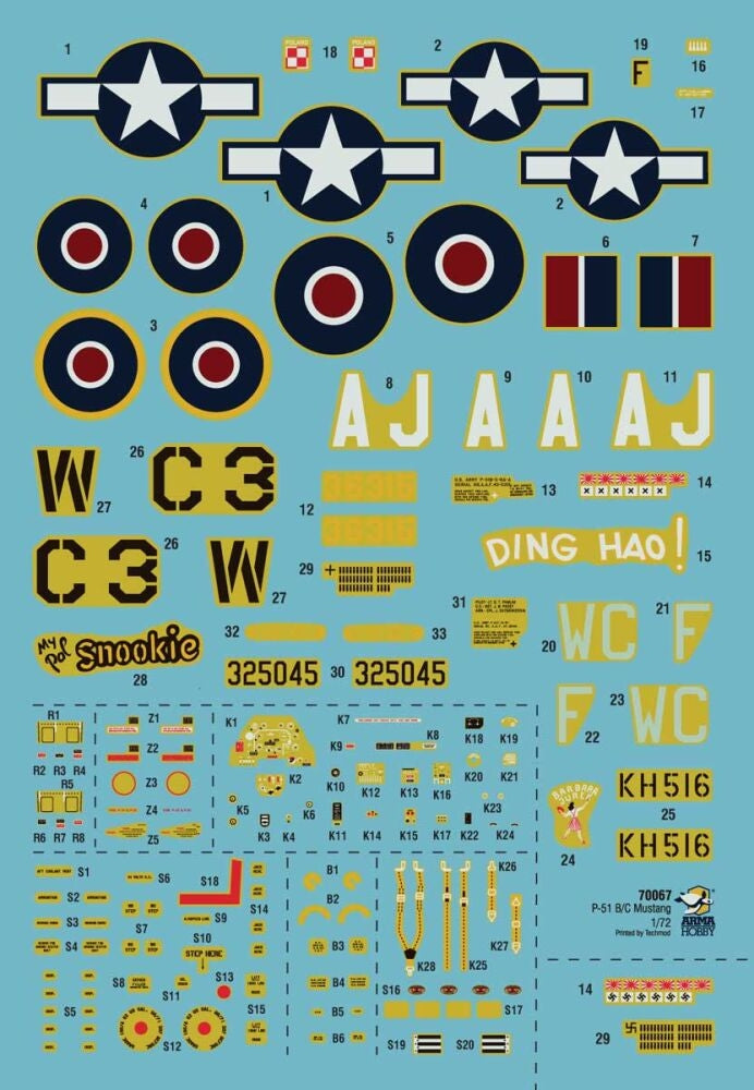Arma Hobby 70067 P-51 B/C Mustang 1/72 – Bild 5