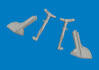 Eduard 6481207 Spitfire Mk. IXe undercarriage legs PRINT for Airfix 1/48 – immagine 2