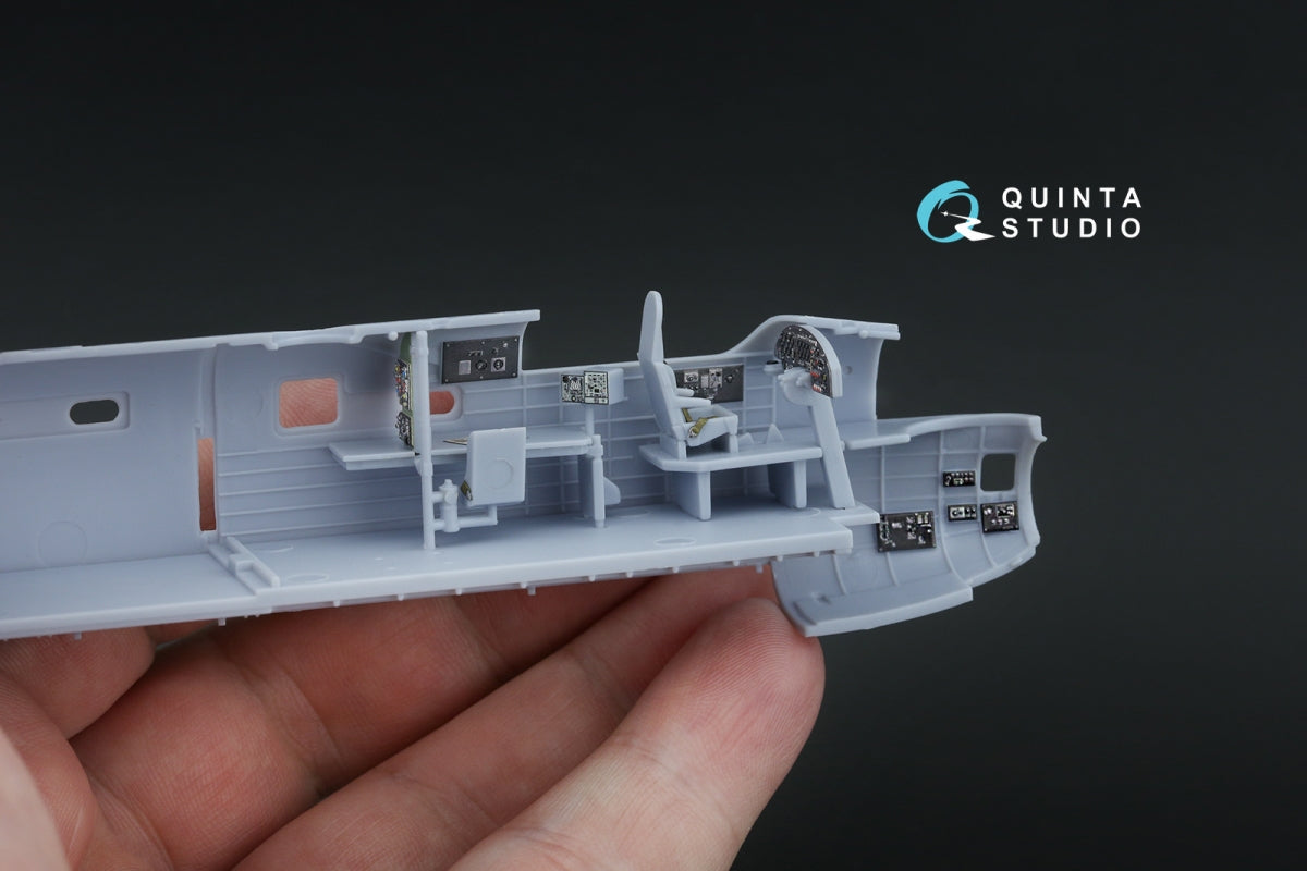 Intérieur coloré imprimé en 3D sur papier décalcomanie pour Avro Lancaster BI/III (Airfix) - Quinta Studio QD72155, échelle 1/72 – image 9