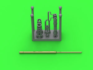 Canon de mitrailleuse Browning M2HB calibre .50 (12,7 mm) - Version Seconde Guerre mondiale et Guerre froide à l&amp;#39;échelle 1/35