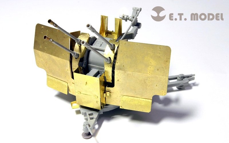 Maquette ET E35-027 Canon antiaérien allemand FLAK 38 de 2 cm de la Seconde Guerre mondiale (pour TRUMPETER 02309) (1/35)  – immagine 2