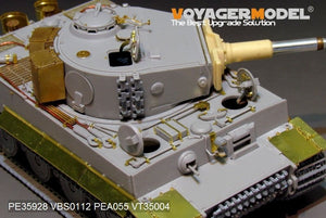 Maquette Voyager PE35928 Char Tiger I allemand de la Seconde Guerre mondiale, production tardive, pour TRUMPETER 09540, échelle 1/35 – immagine 17
