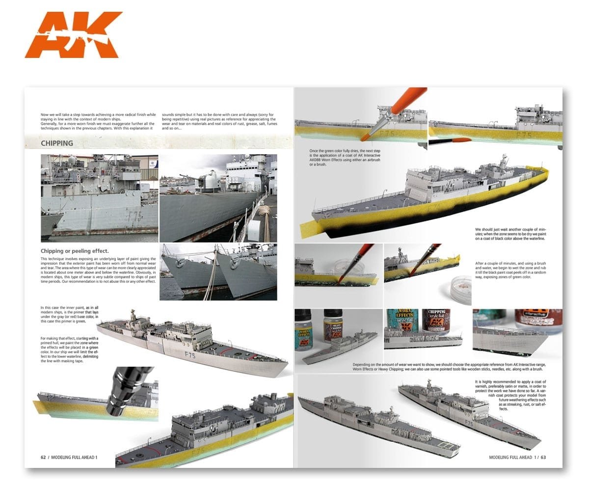 AK Interactive AK098 MODÉLISATION COMPLÈTE 1 / CLASSE KNOX &amp;amp; BALEARES EN – image 2