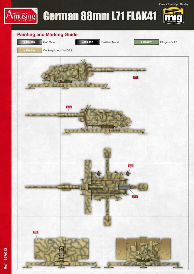 Amusing Hobby 35A024 8,8 cm L/71 Flak41 (1/35) – imagen 2