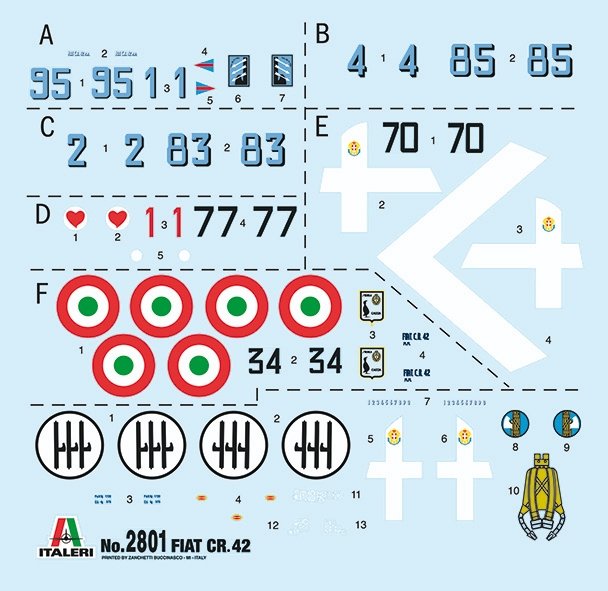 Italeri 2801 FIAT CR.42 Falco 1/48 – image 11