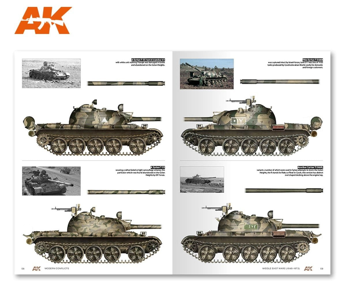 AK Interactive AK284 GUERRES DU MOYEN-ORIENT 1948-1973 VOL.1 GUIDE DE PROFIL (Anglais) – image 5